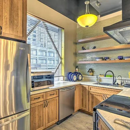 Modern Downtown Apt - Walk To Parks And Cafes! Anchorage Exterior foto